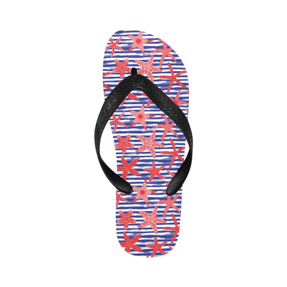Starfish Print Design LKS401 Flip Flops