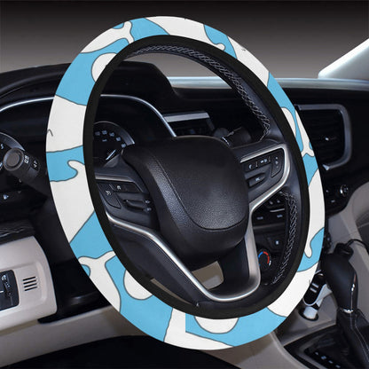 Sea Lion Print Design LKS402 Steering Wheel Cover with Elastic Edge