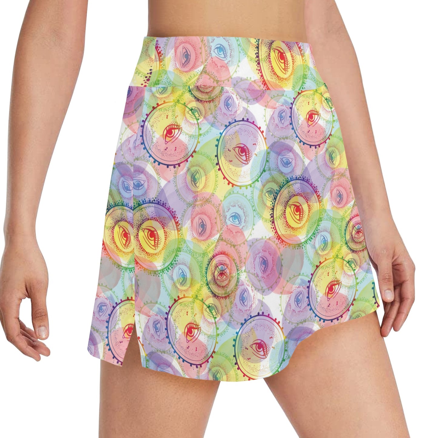 Third Eye Print Design LKS303 17" Golf & Pickleball Skort with Pockets