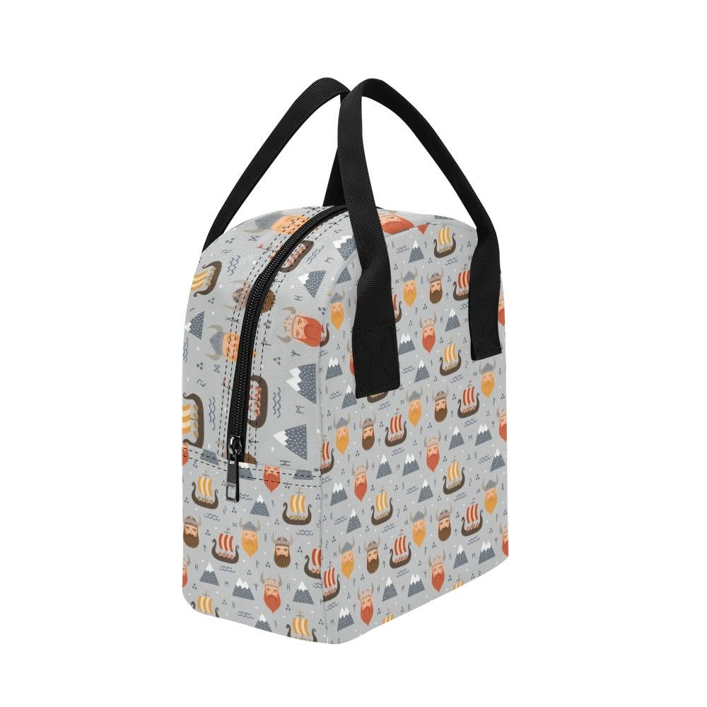 Vikings Print Design LKS307 Insulated Lunch Bag