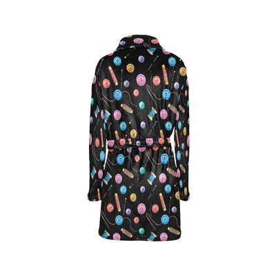 Sewing Print Design LKS309 Women's Fleece Robe