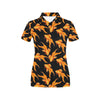 Goldfish Pattern Print Design 03 Women's Polo Shirt