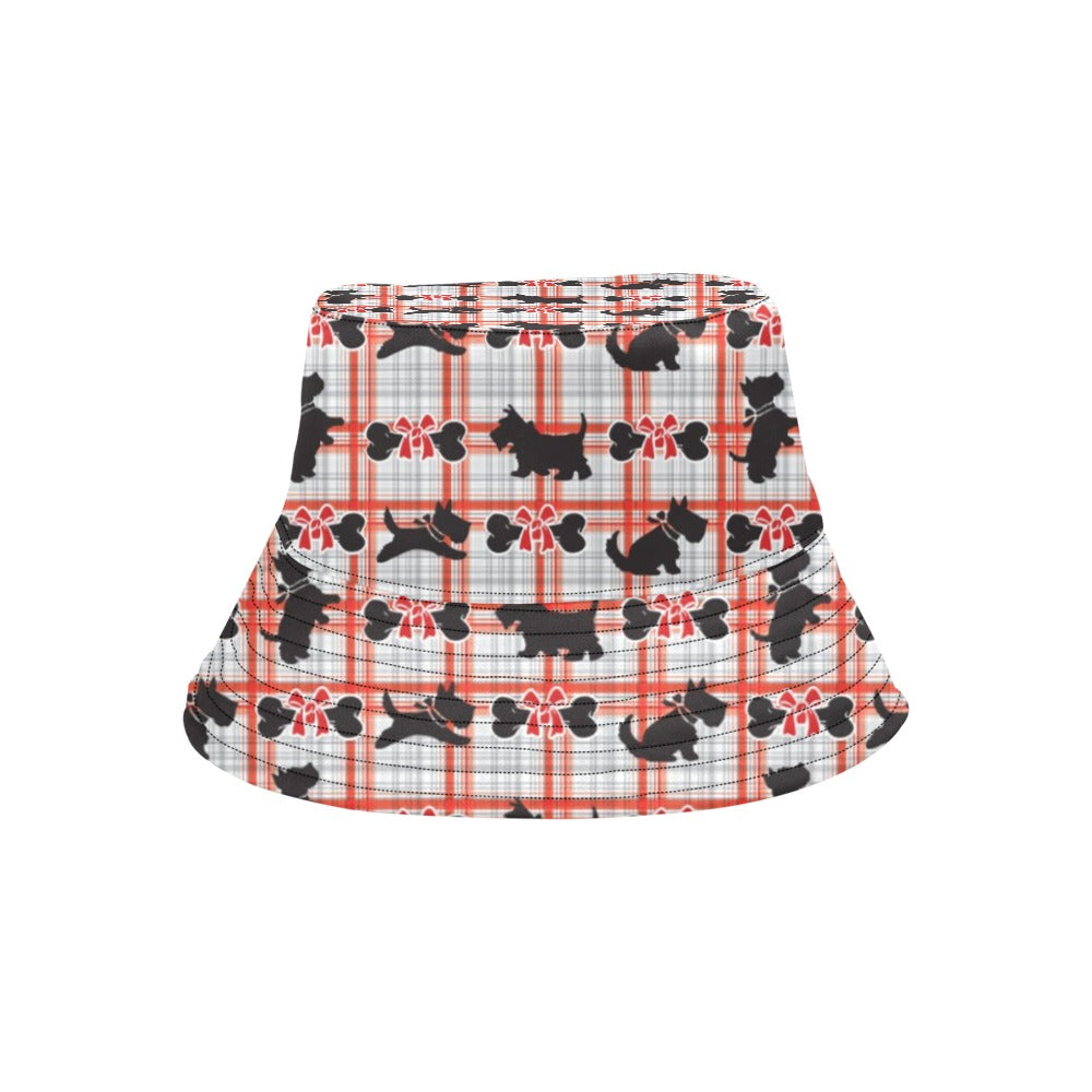 Scottish Terriers Print Design LKS3014 Unisex Bucket Hat