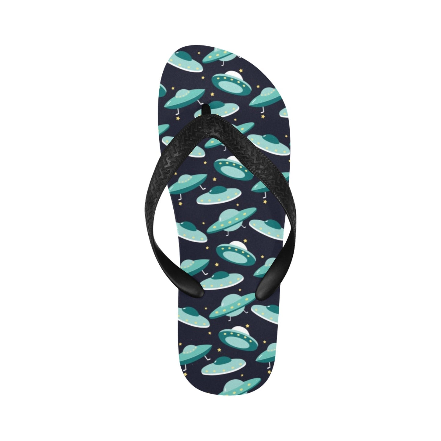 UFO Print Design LKS304 Flip Flops