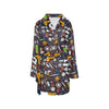 Sewing Equipment Print Design LKS308 Women's Fleece Robe