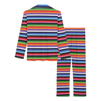 Serape Design Women's Long Pajama Set