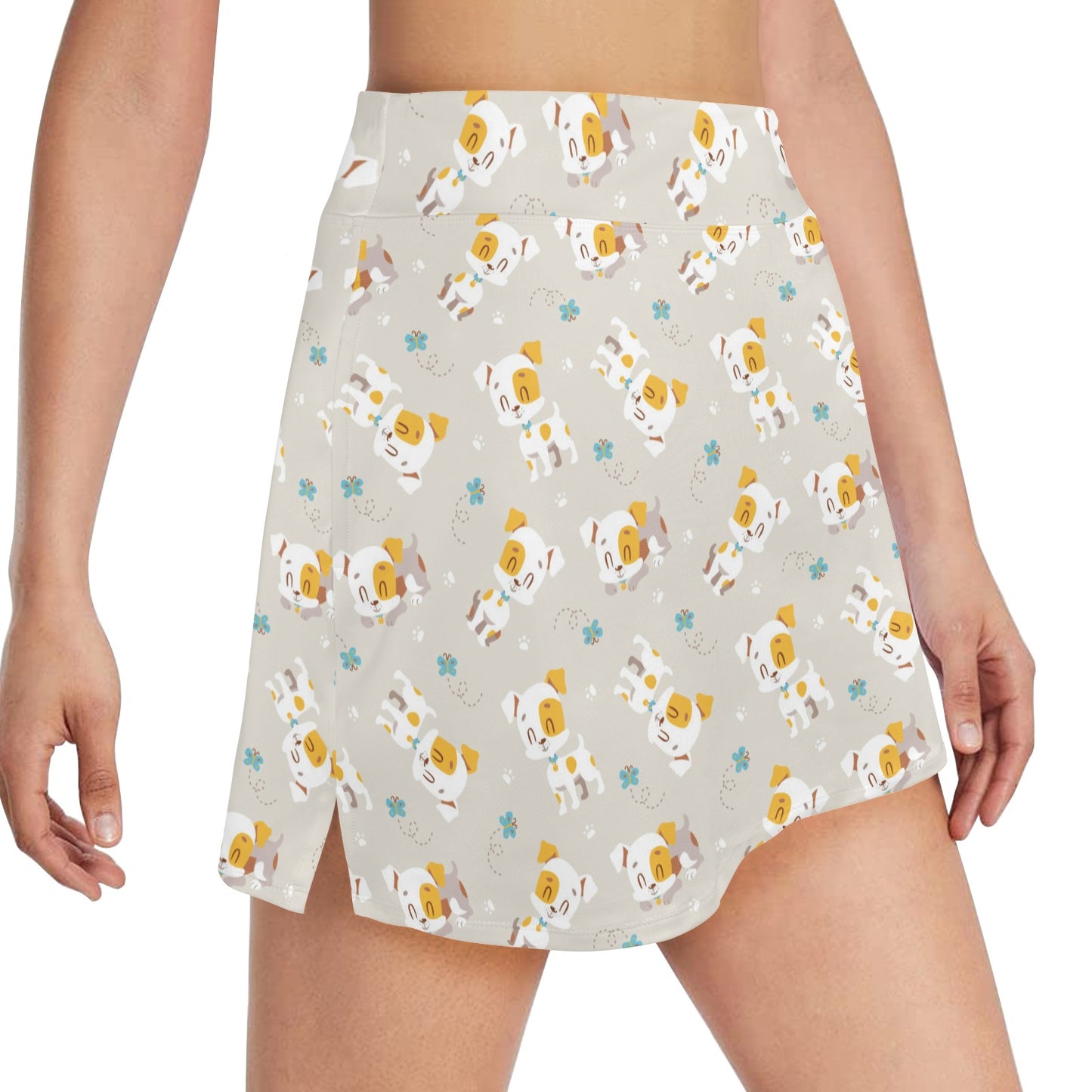 Russell Terriers Print Design LKS306 17" Golf & Pickleball Skort with Pockets