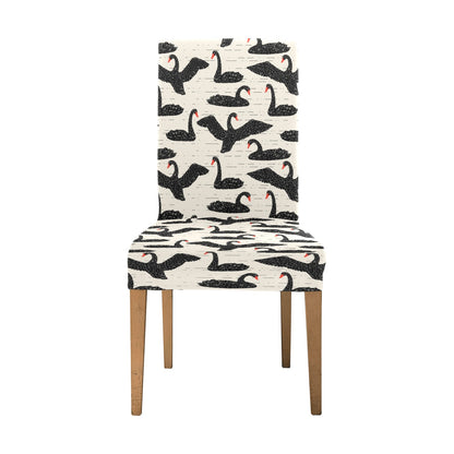 Swan Print Design LKS402 Dining Chair Slipcover