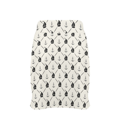 Sailboat Print Design LKS302 17" Golf & Pickleball Skort with Pockets