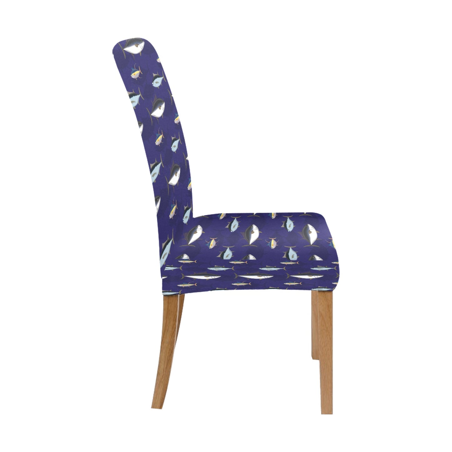 Tuna Fish Print Design LKS304 Dining Chair Slipcover