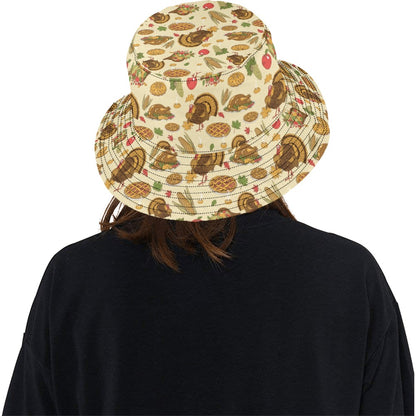 Thanksgiving Print Design LKS302 Unisex Bucket Hat