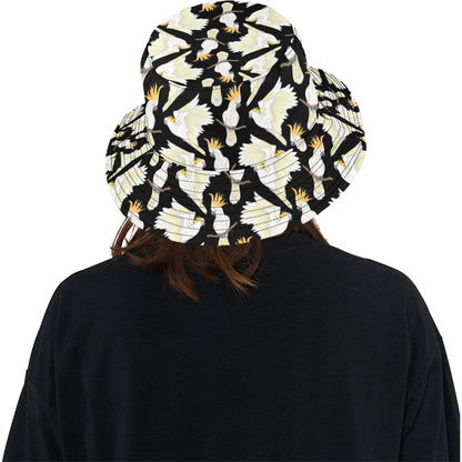 Cockatoo Print Design LKS402 Unisex Bucket Hat