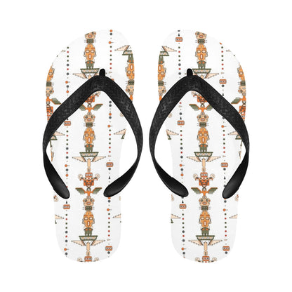 Totem Print Design LKS302 Flip Flops
