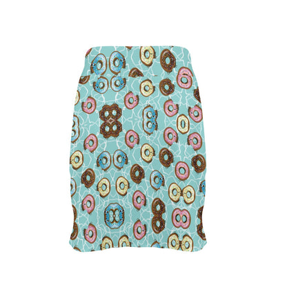 Emoji Donut Print Pattern 17" Golf & Pickleball Skort with Pockets