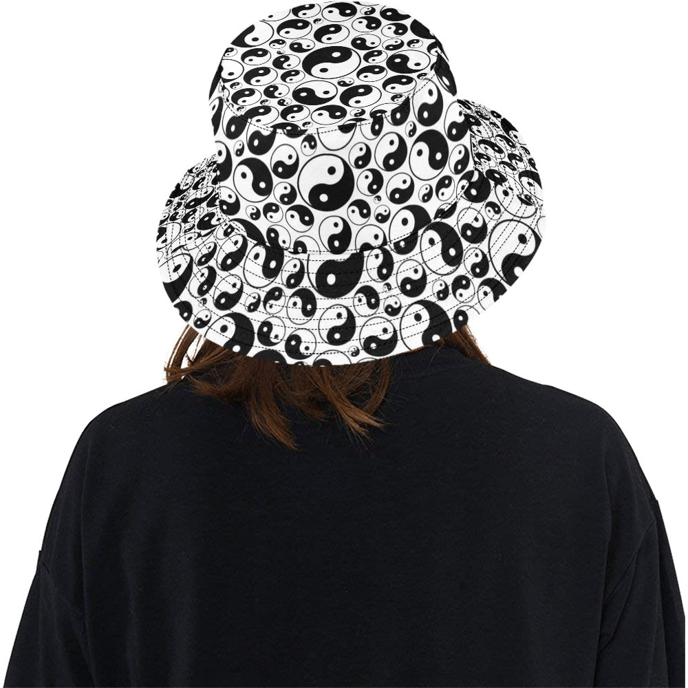 Yin Yang Print Design LKS302 Unisex Bucket Hat