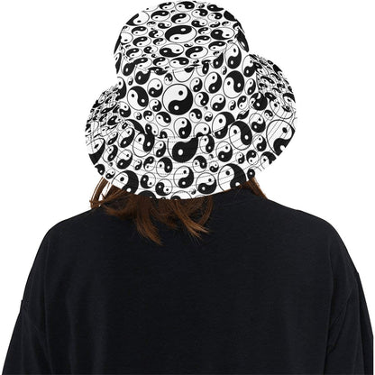 Yin Yang Print Design LKS302 Unisex Bucket Hat
