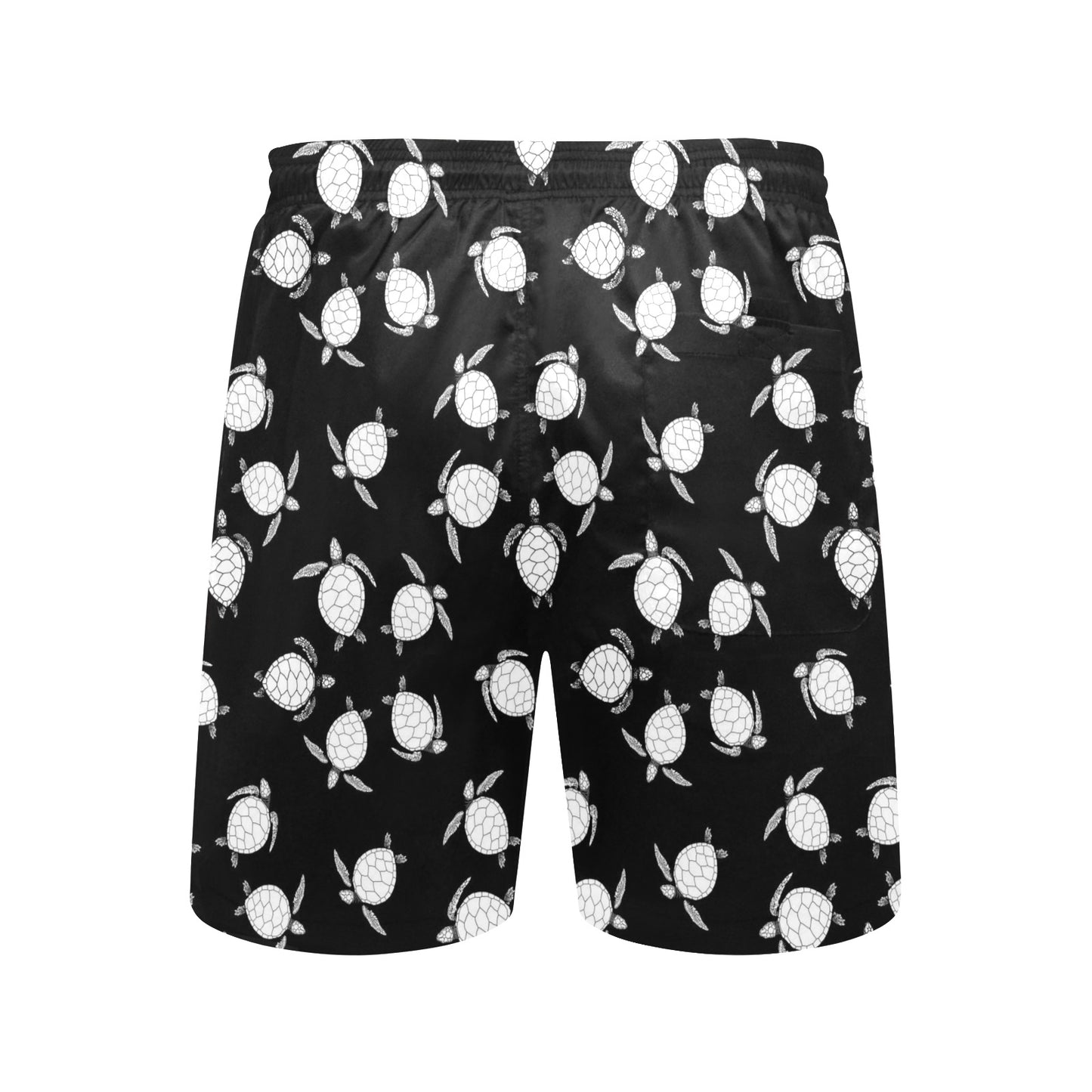Sea Turtle Print Design LKS303 Men's Swim Trunks Beach Shorts