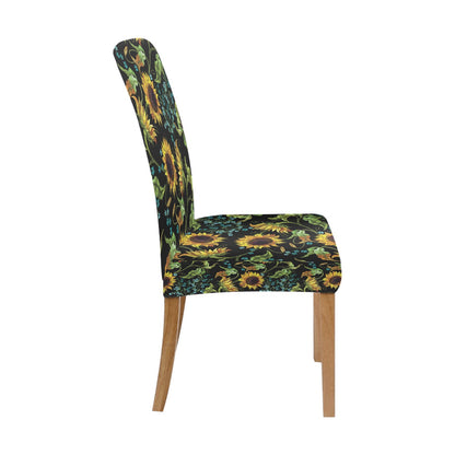 Sunflower Print Design LKS308 Dining Chair Slipcover