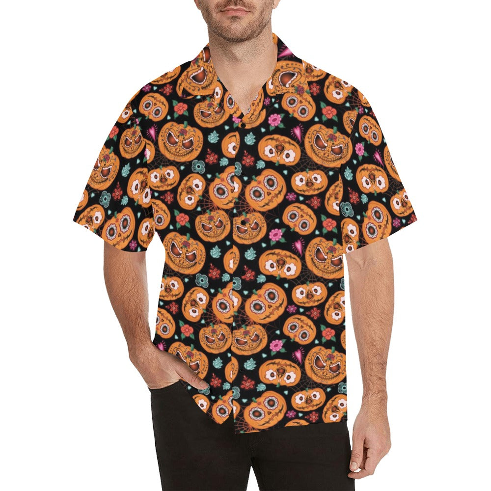 Halloween Print Design LKS402 Men's Men's Hawaiian Shirt
