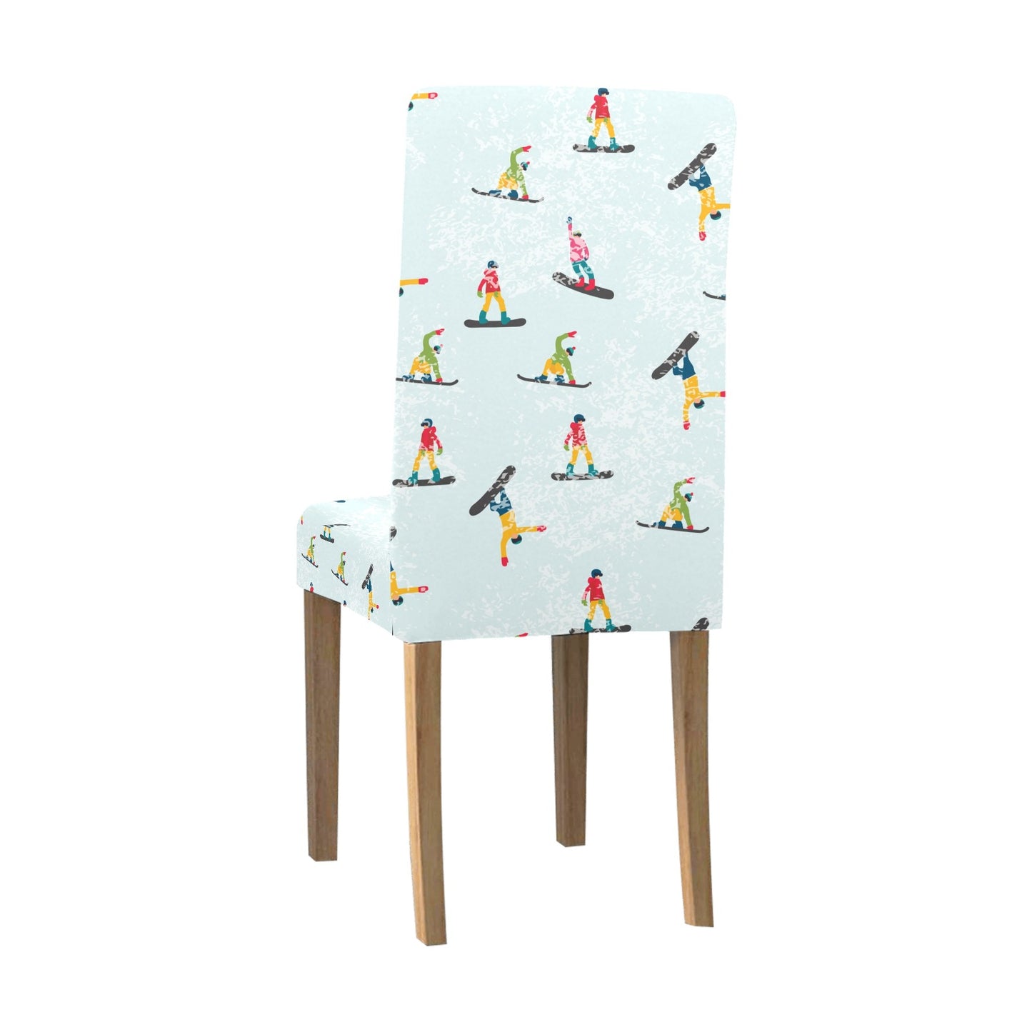 Snowboard Print Design LKS304 Dining Chair Slipcover