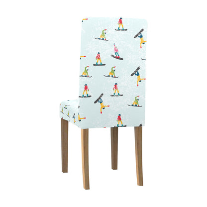 Snowboard Print Design LKS304 Dining Chair Slipcover