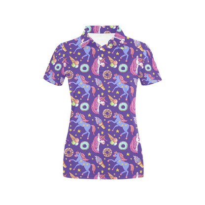 Unicorn Sweety Women's Polo Shirt