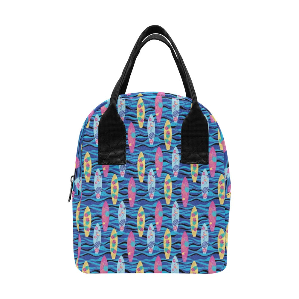 Surfboard Print Design LKS304 Insulated Lunch Bag