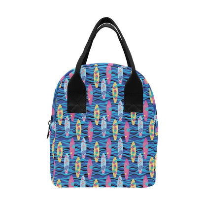 Surfboard Print Design LKS304 Insulated Lunch Bag