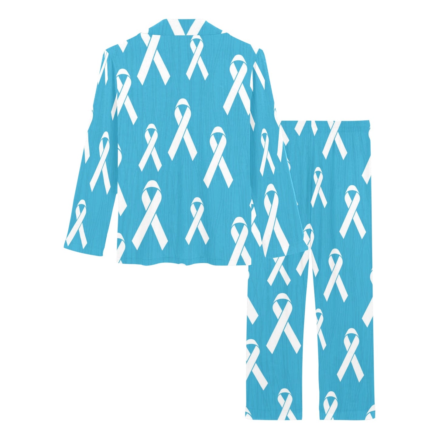 Liver cancer Pattern Print Design 01 Women's Long Pajama Set