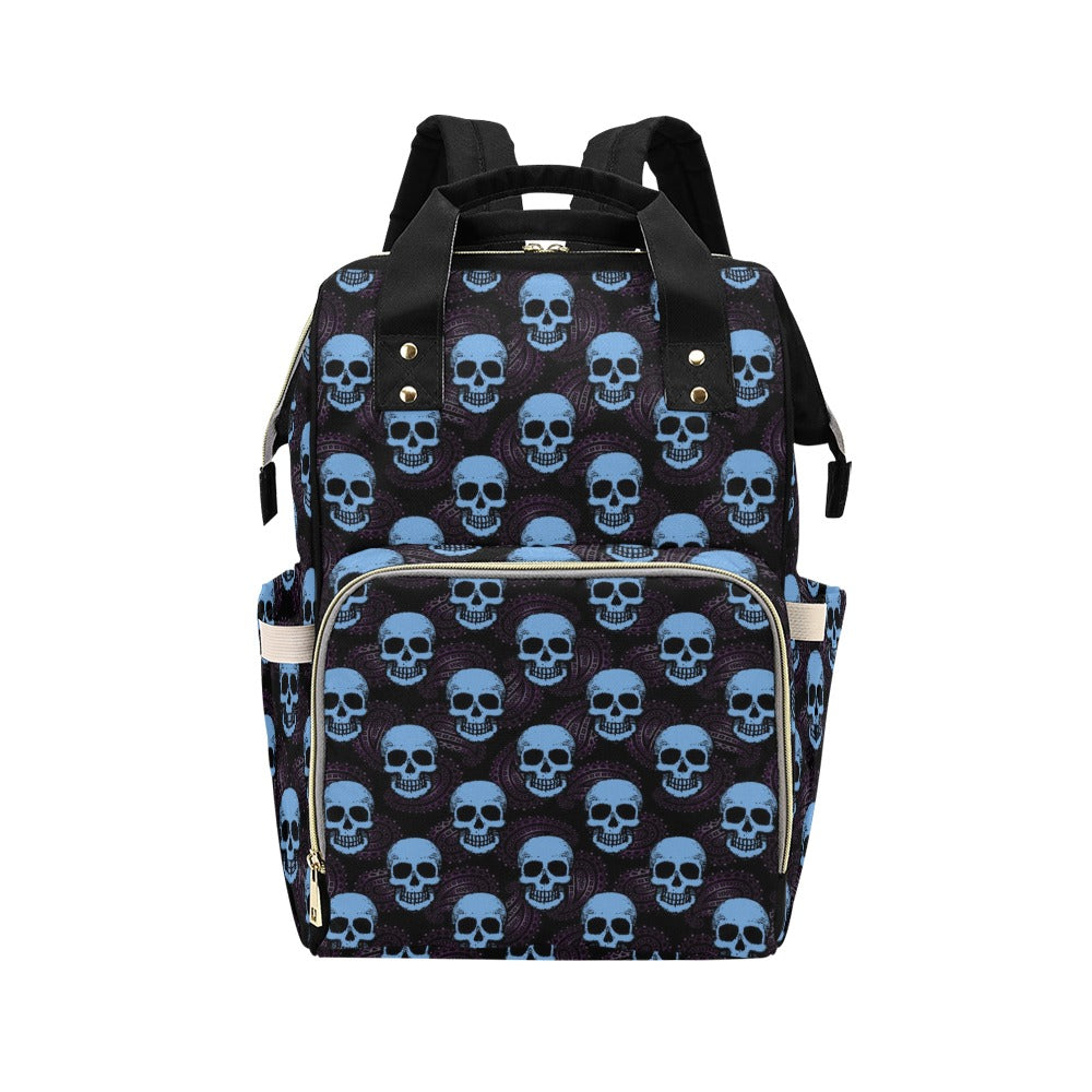 Skull Print Design LKS3012 Diaper Bag Backpack
