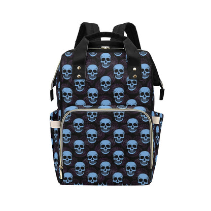 Skull Print Design LKS3012 Diaper Bag Backpack