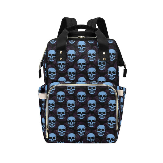 Skull Print Design LKS3012 Diaper Bag Backpack