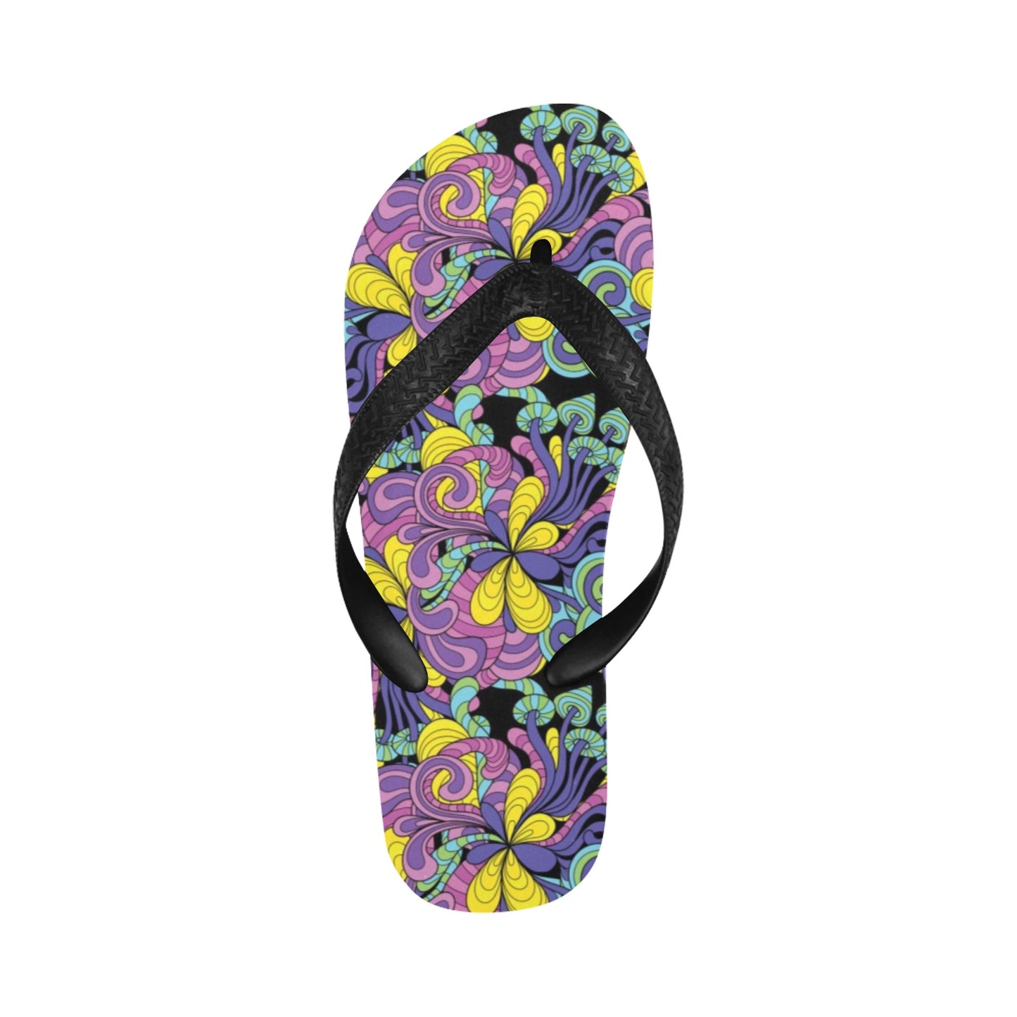 Trippy Print Design LKS305 Flip Flops