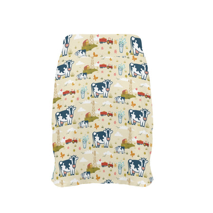 Cow Farm Design Print 17" Golf & Pickleball Skort with Pockets