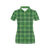 Irish Plaid Pattern Print Design 02 Women's Polo Shirt