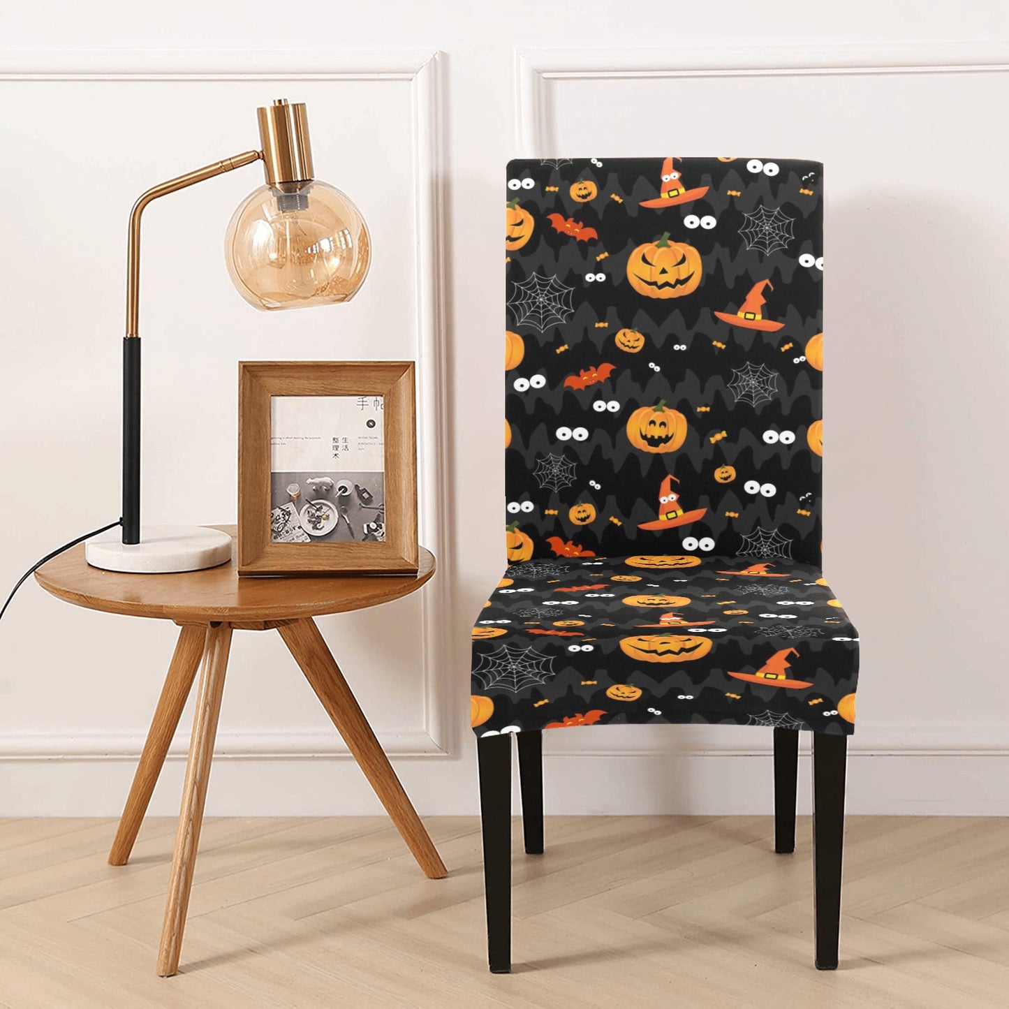 Halloween Print Design LKS405 Dining Chair Slipcover