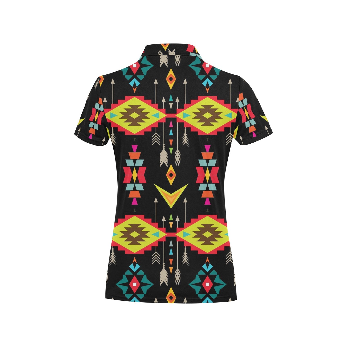 Native Pattern Print Design A05 Women's Polo Shirt