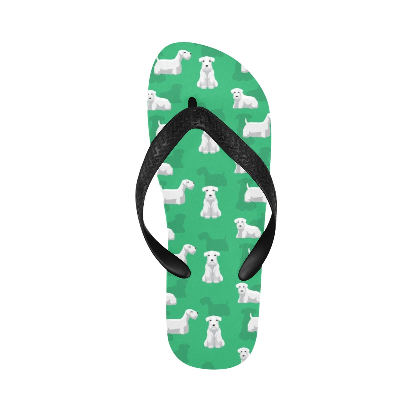 Sealyham Terriers Print Design LKS301 Flip Flops