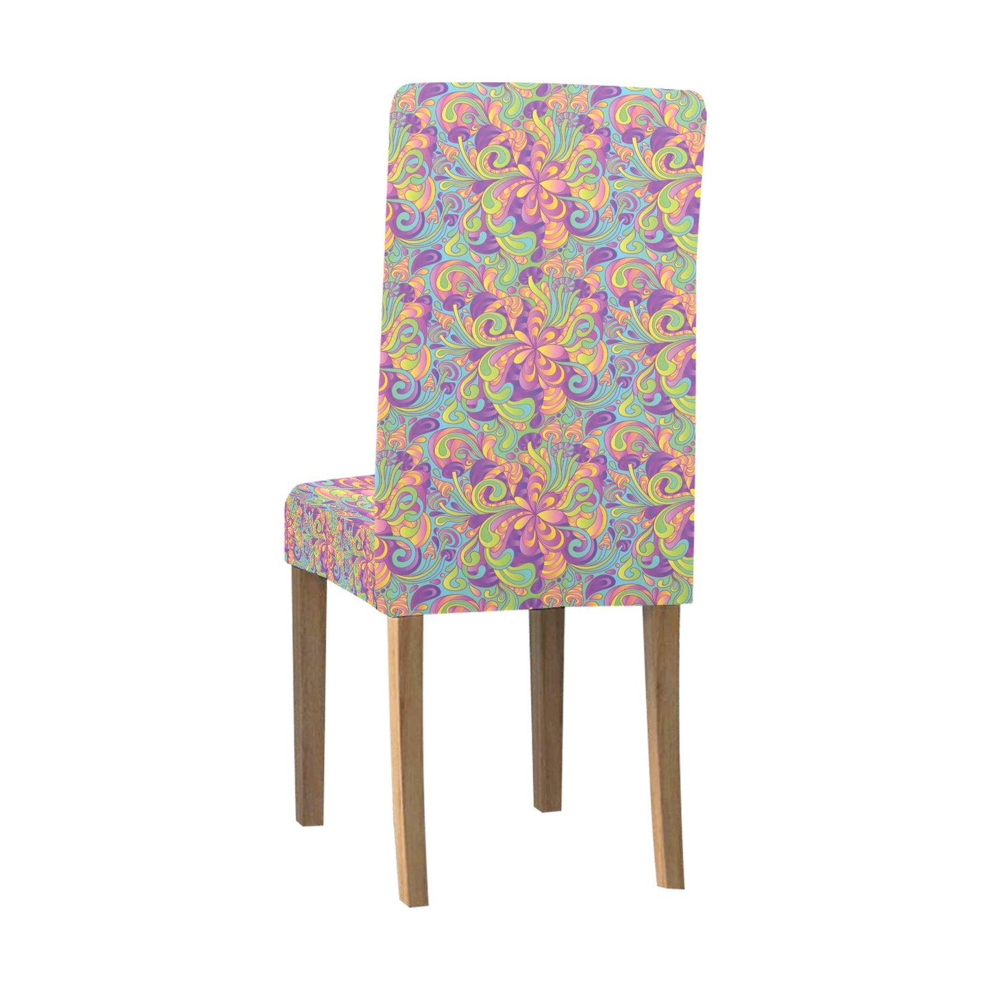 Trippy Print Design LKS306 Dining Chair Slipcover