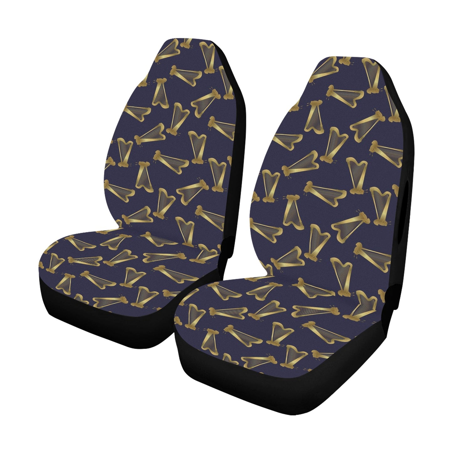 Harp Print Design LKS401 Car Seat Covers