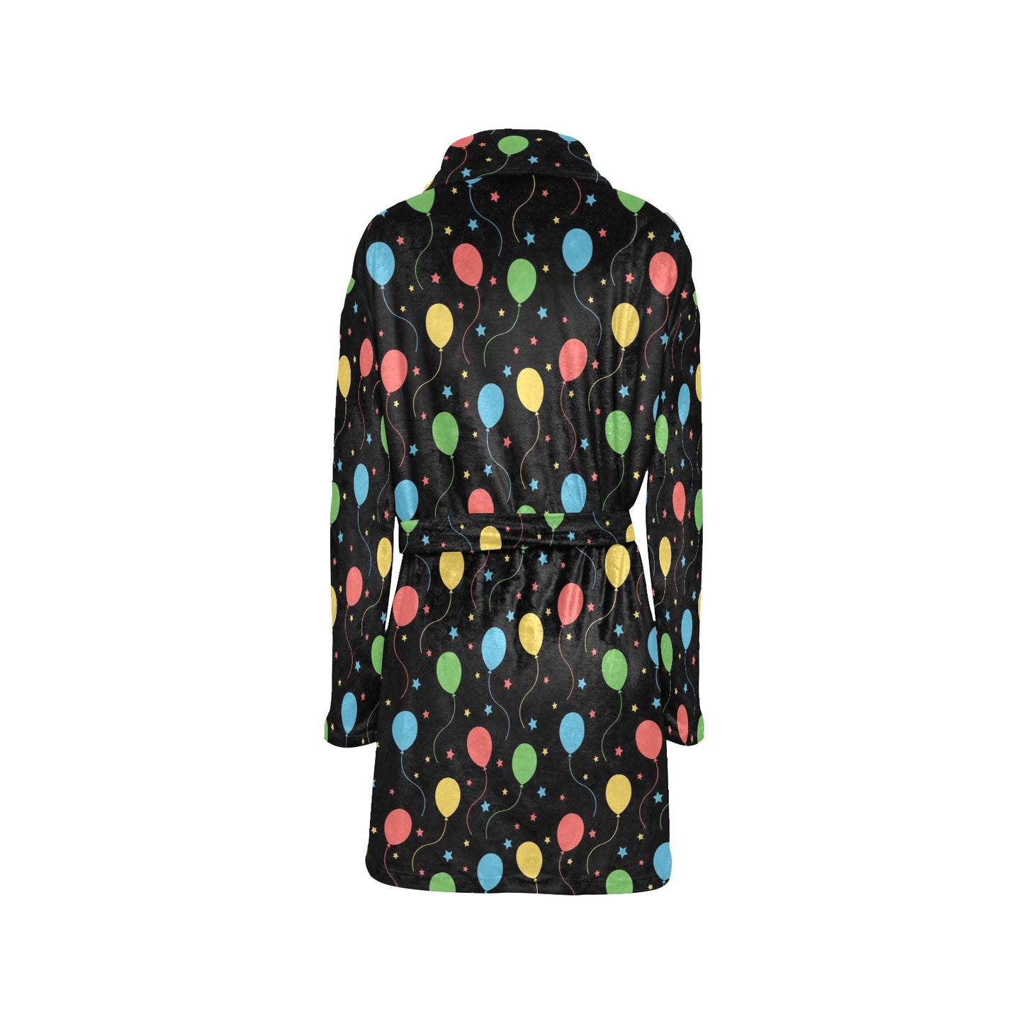 Ballon Colorful Pattern Print Design 04 Women's Fleece Robe