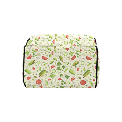 Salad Vegetable Print Design LKS302 Diaper Bag Backpack