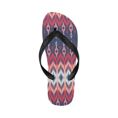 Ikat Print Design LKS401 Flip Flops