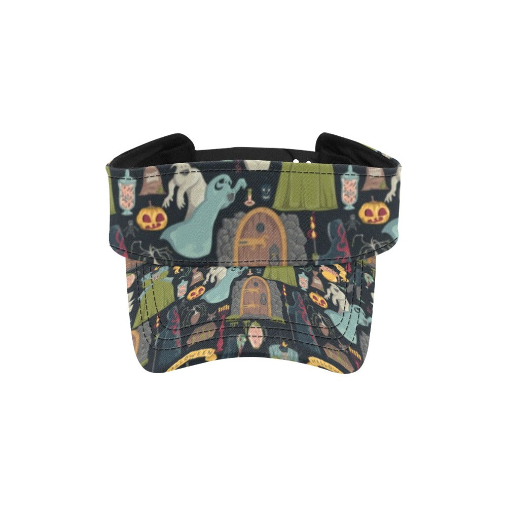 Creepy Halloween Print Design LKS304 Unisex Sun Visor