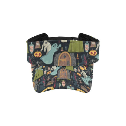 Creepy Halloween Print Design LKS304 Unisex Sun Visor