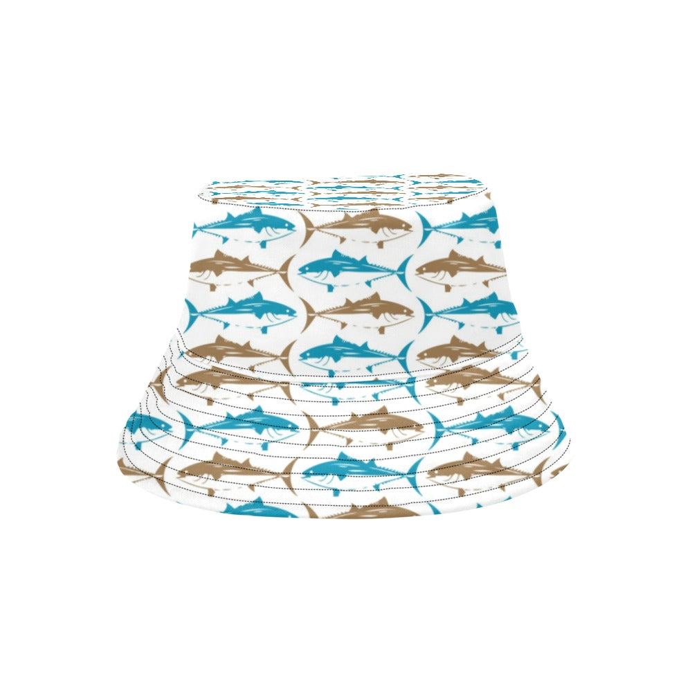 Tuna Fish Print Design LKS301 Unisex Bucket Hat