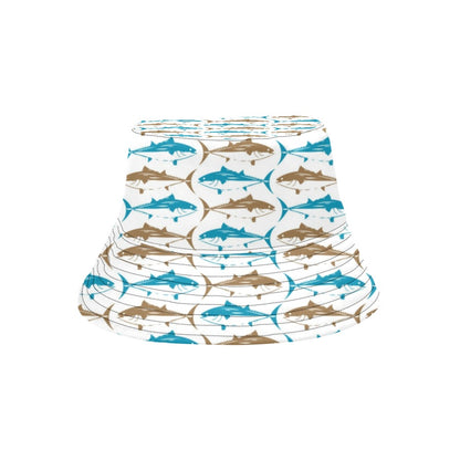 Tuna Fish Print Design LKS301 Unisex Bucket Hat