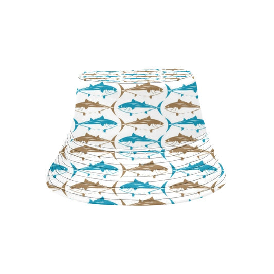 Tuna Fish Print Design LKS301 Unisex Bucket Hat