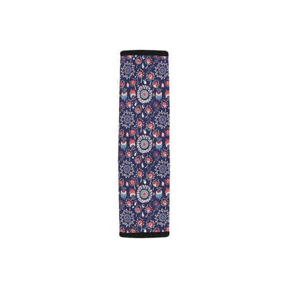 Suzani Print Design LKS305 Car Seat Belt Cover