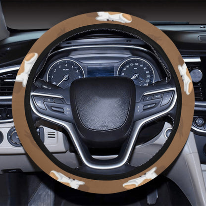 Donkey Print Design LKS401 Steering Wheel Cover with Elastic Edge